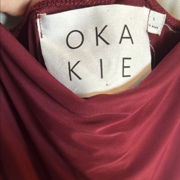 Elegant Burgundy Dress (NWOT) - Picture 2 of 5